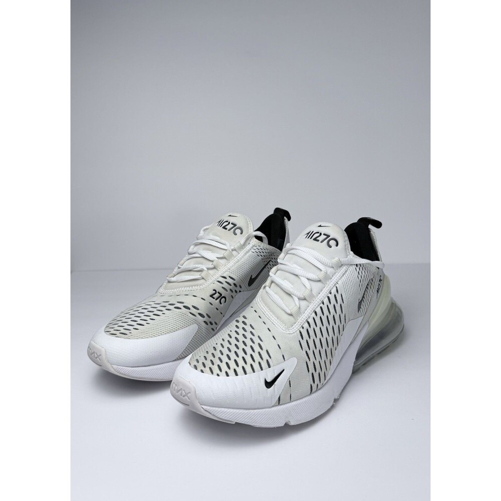 Nike Air Max 270 Shoes Sneakers Mens Size 7.5 White Running Low Top AH6789 100